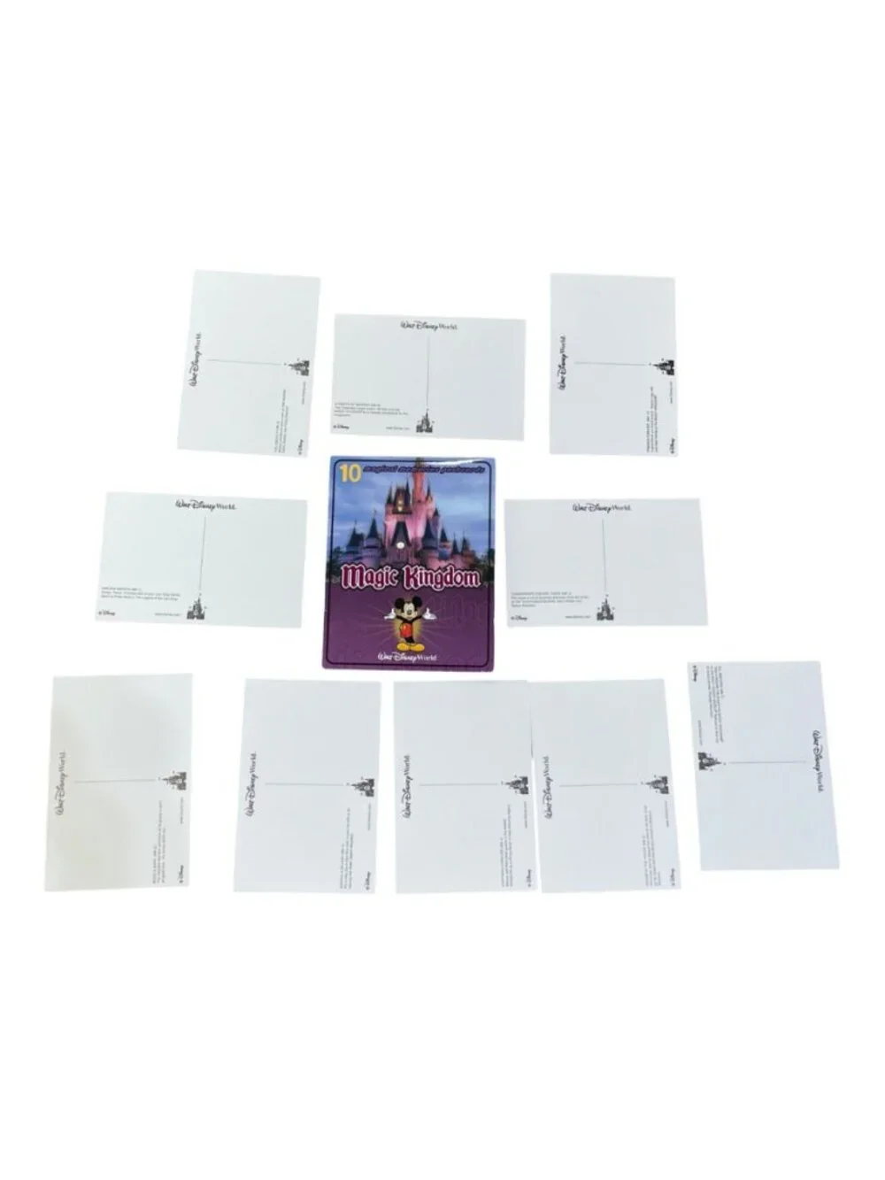 VTG Magical Memories Postcards 2 Packs (20 cards) Magic Kingdom Animal Kingdom
